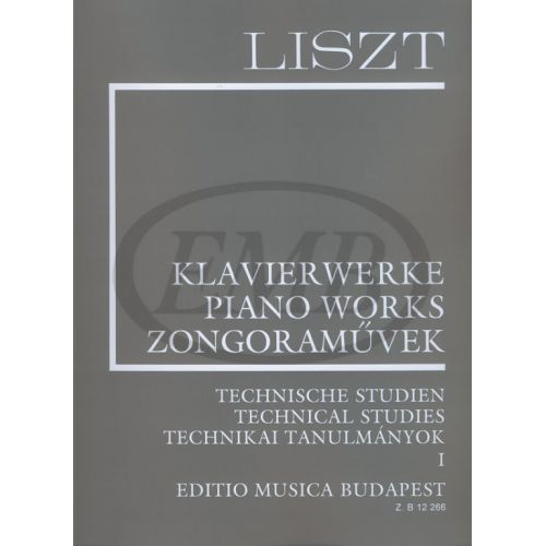 Liszt Franz - Technical Studies 1 - Piano
