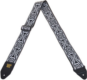 Black Heart Jacquard Strap