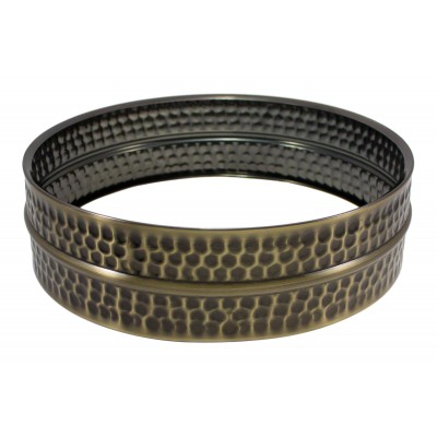 14X4 Fût Laiton Martelé Nickel Noir (brass)