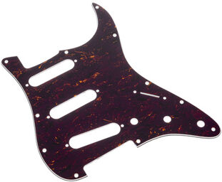 Parts Pickguard SSS Tortoise Imitation écaille de tortue