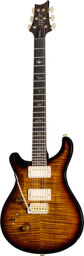 Custom 24 LH Wood Library BW Black Gold Burst