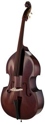 111BR Rockabilly Vintage Bass Marron foncé