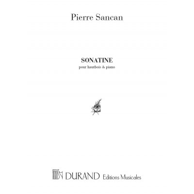 Sancan - Sonatine - Hautbois Piano