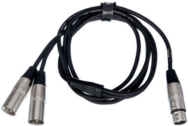 Y-Patch Cable FMM 1.8m noir