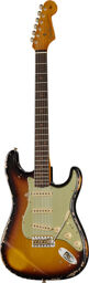 61 Strat SFA3CS Heavy Relic Super Faded Aged 3 Color Sunburst