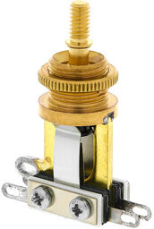 Short Toggle Switch Brass or