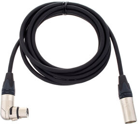 XLR Patch Angled/Female 3m noir