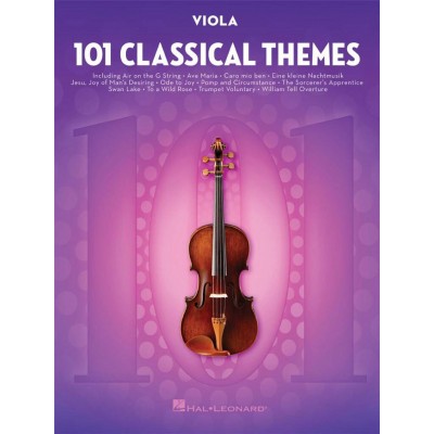 101 Classical Themes For Viola