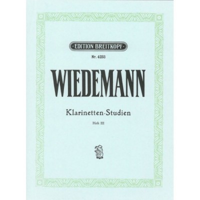 Wiedemann - KLARINETTEN-studien - Clarinette