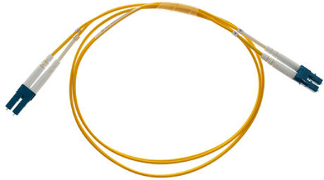 LWL cable OS2 1m LC Duplex Jaune