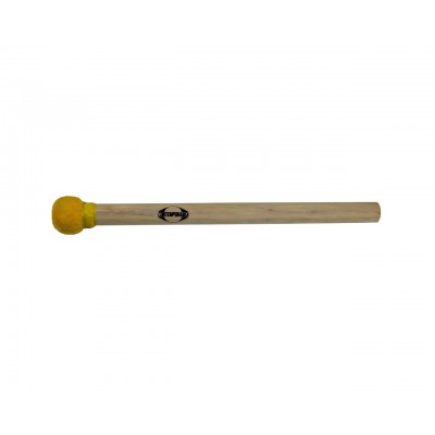 C-BS08y Mailloche De Surdo Jaune Bois Petite Tête, 35Cm