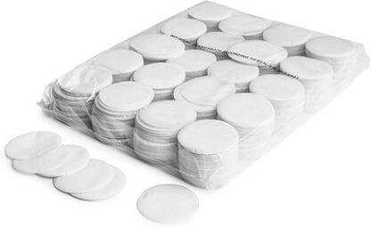 Confetti round Ø 55mm White blanc