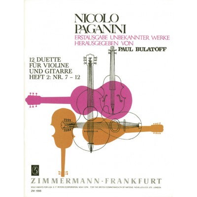 Paganini - Douze Duos Numéro 2 - Violon et Guitare