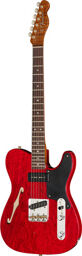 LTD P90 Korina Tele Jmr ACT Aged Crimson Transparent