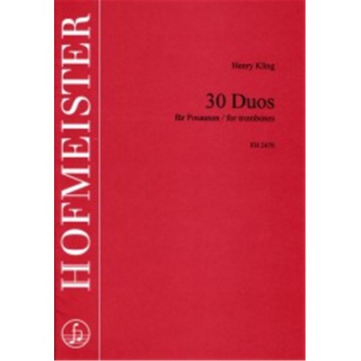 Henry Kling - 30 Duos - Trombone
