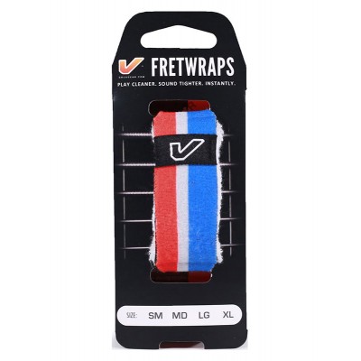 FretWraps World Flags, Red-White-Blue - Small
