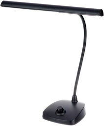 12298 LED Piano Lamp Black Blanc chaud 3000 K