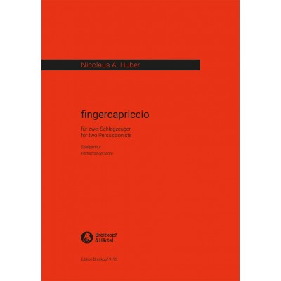 Huber Nicolaus A. - Fingercapriccio - 2 Percussion