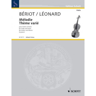 Bériot - Les Ecoles Du Violon Série 3 - Violon et Piano