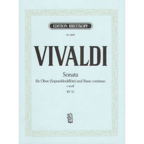 Vivaldi A. - Sonate C-Moll - Hautbois, Basse Continue