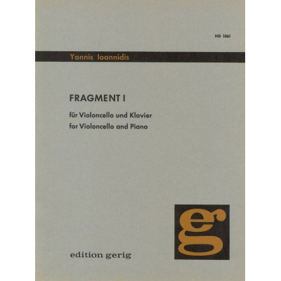 Ioannidis Yannis - Fragment 1 - Cello, Piano