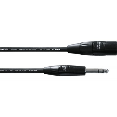 Câble Audio XLR Mâle/jack Stéréo 3 M