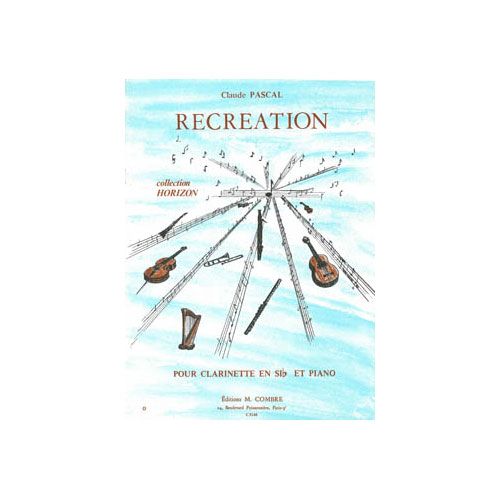 Pascal - Recréation - Clarinette et Piano