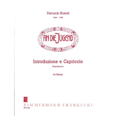 Busoni F. - Introduzione E Capriccio - Piano