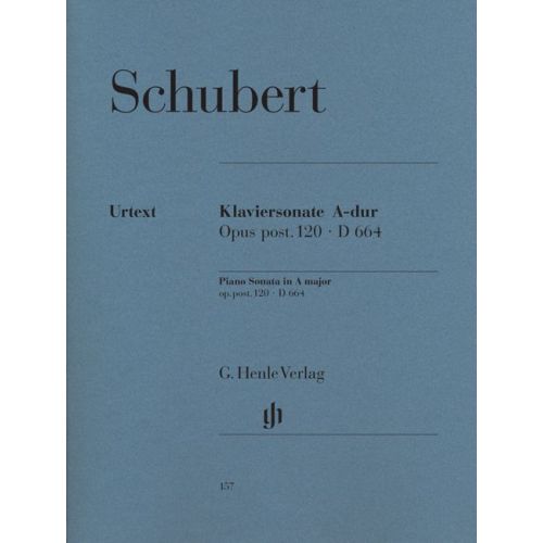 Schubert F. - Piano Sonata A Major, Op. Post. 120 D 664 - Piano