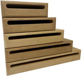 Woodblock Nut Set of 5