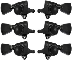 502BCK Locking Rotomatics 3+3 Black Chrome