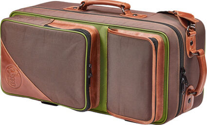 4EHSN-V Elite Double Trp Fib Marron avec accents verts et marron clair