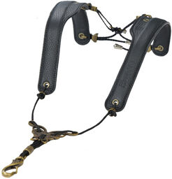 Back Strap Leather Black