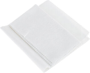 Silver Cloth Recycling Blanc