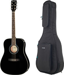 D-120LH BK w/Bag Noir haute brillance