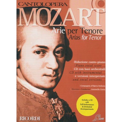 Mozart W. A. - Cantolopera: Arie Per Ténore + CD
