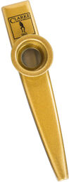 Tin Kazoo Coated Gold Or