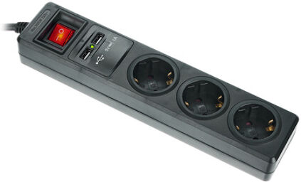 Power 3 USB 2 S Noir