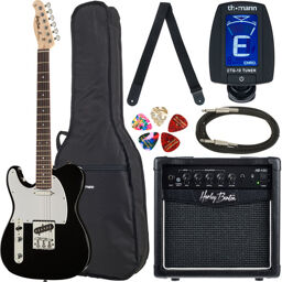 TE-20 BK Lefthand Std. 1 Noir haute brillance