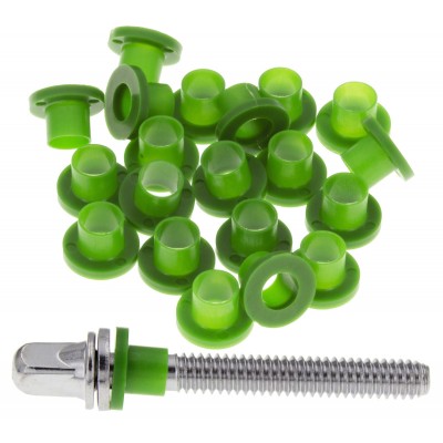 TRW50G - Rondelles Nylon Pour Tirants - Vert (X50)