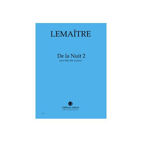 Lemaitre - De La Nuit 2 - Flûte Alto et Piano