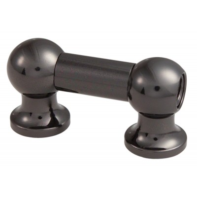 TL12S25-Bk Coquille Tube 25mm Noir Mono Tirant (X1)