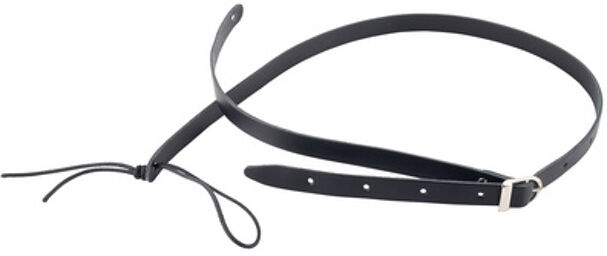 Mandolin Leather Strap Black noir