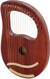 LH16B Lyre Harp 16 Strings BR Marron