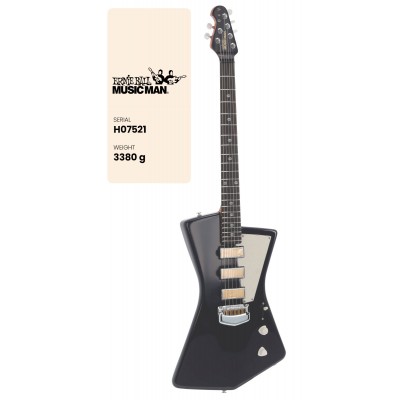 St. Vincent Goldie Silk Charmeuse Ebony Parchment Pickguard #H07521