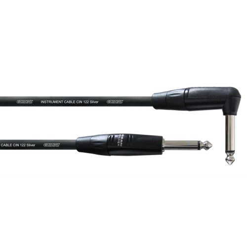 Cable Guitare Jack Droit - Coudé 6 M