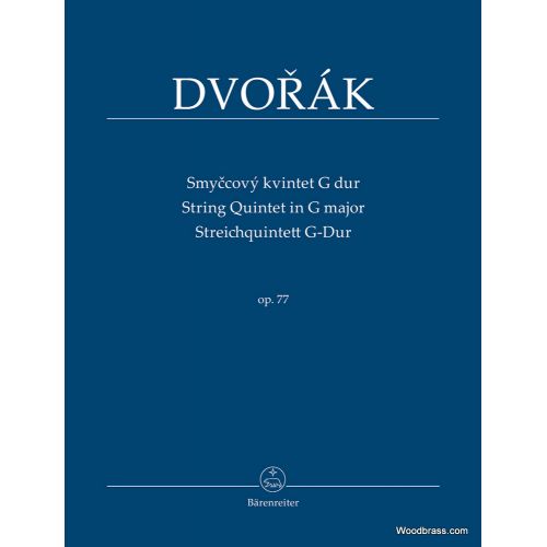 Dvorak A. - String Quintet In G Major Op.77 - Score
