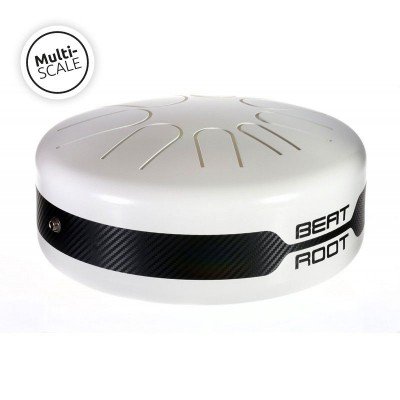 Tongue Drum Electro-acoustique Multi Gamme Blanc