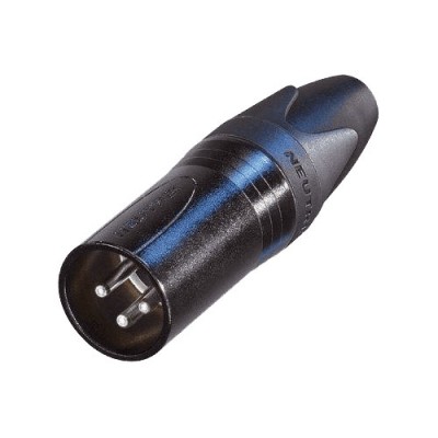 NC3MXX-bag - Fiches XLR Male Noire - 3 Points