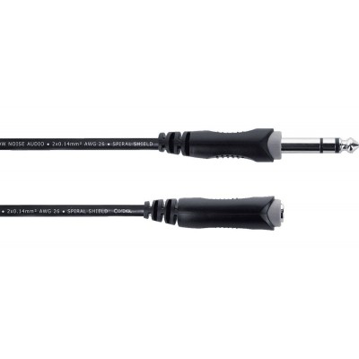 Câble Audio Stéréo Jack Mâle / Femelle 3 M
